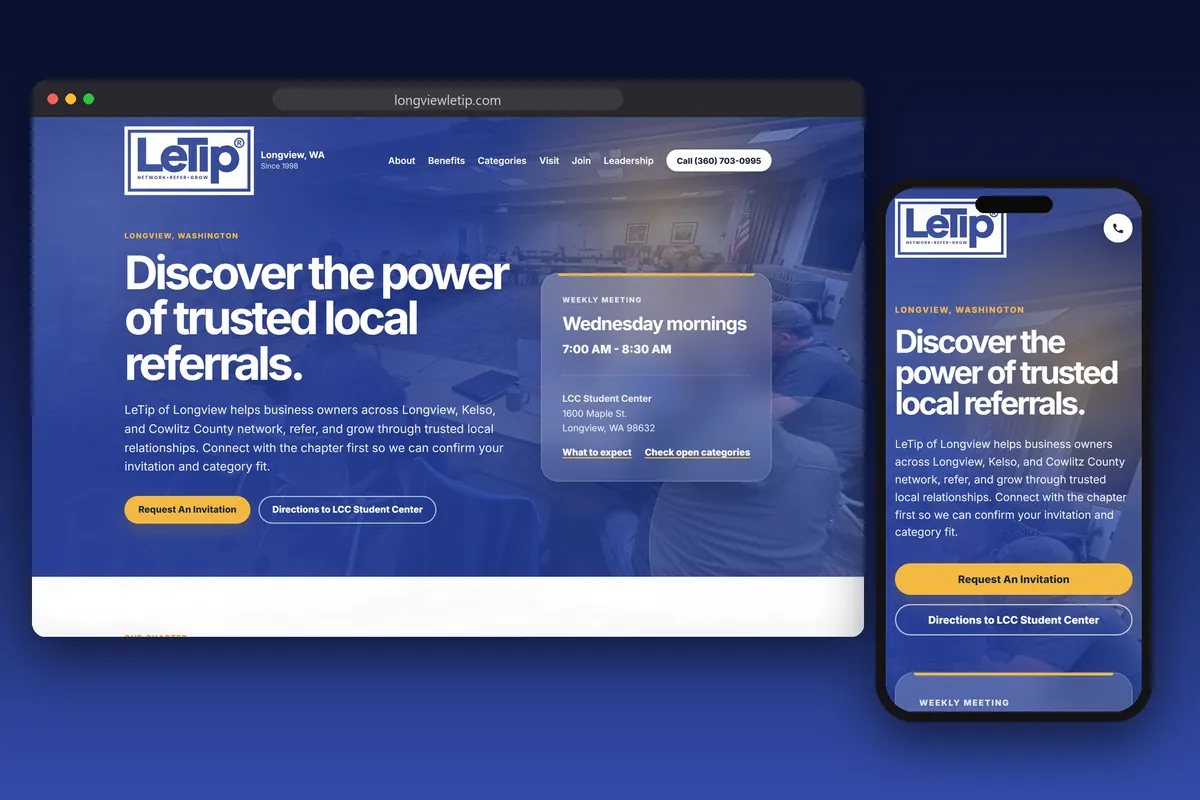 LeTip of Longview, designed by Graticle