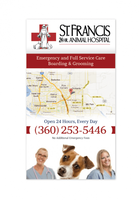 St Francis 24 Hour Magnet