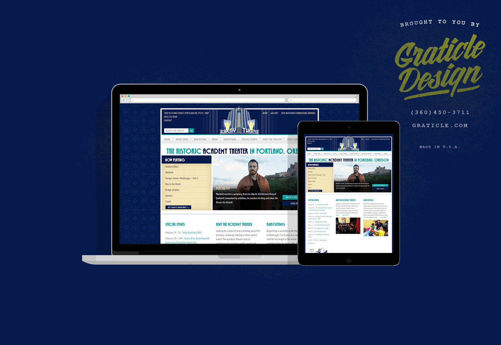 Academy Theater Website
