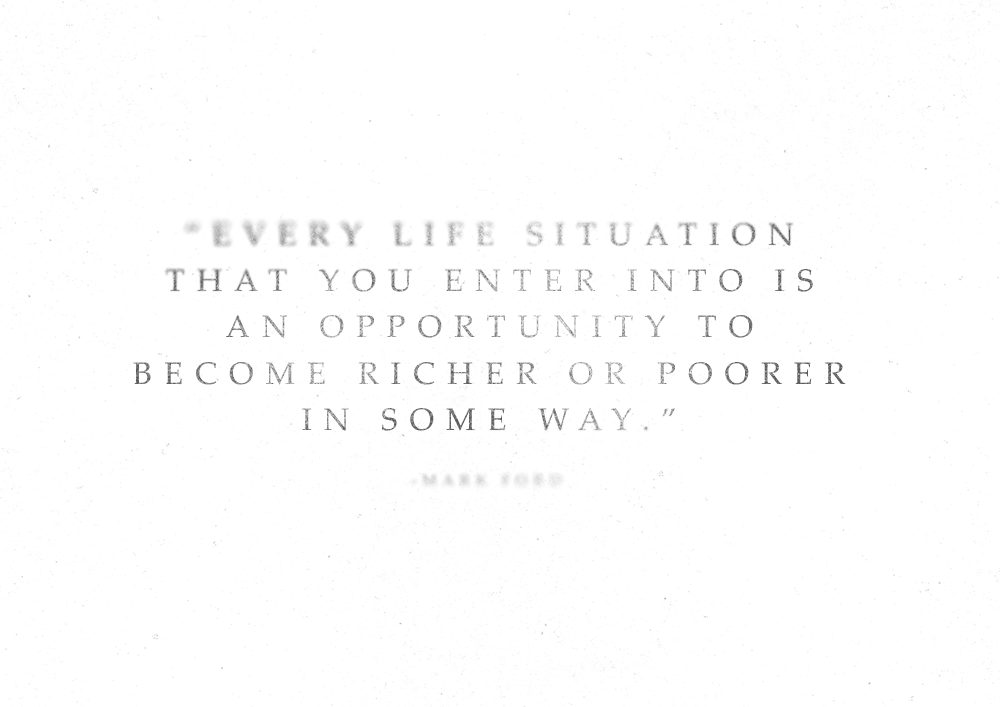 Mark Ford Quote