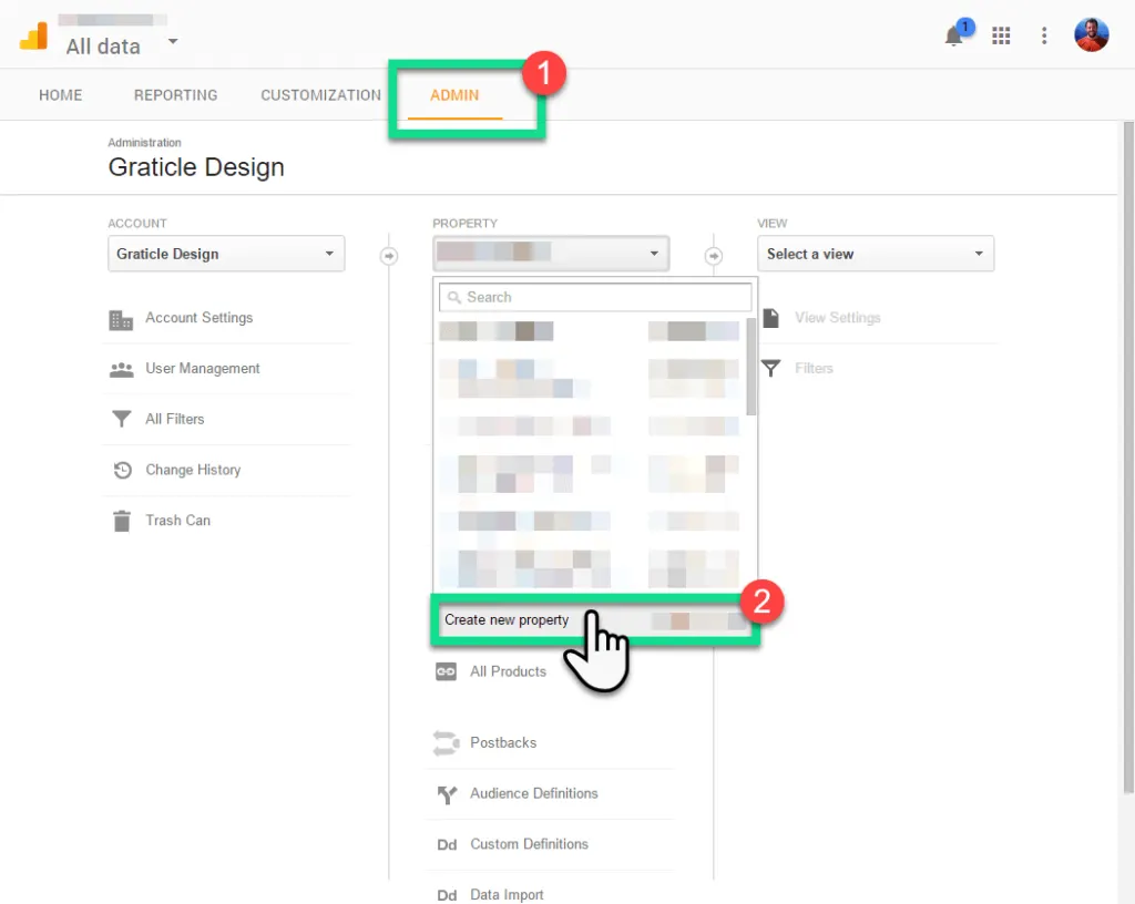 02 - Google Analytics - Create Property