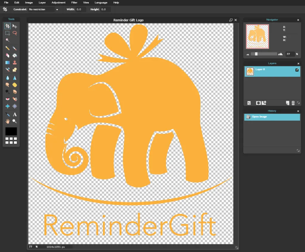 03 - Pixlr Editing Logo