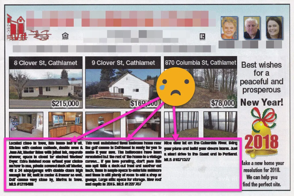 Real Estate Advertisement Design Example