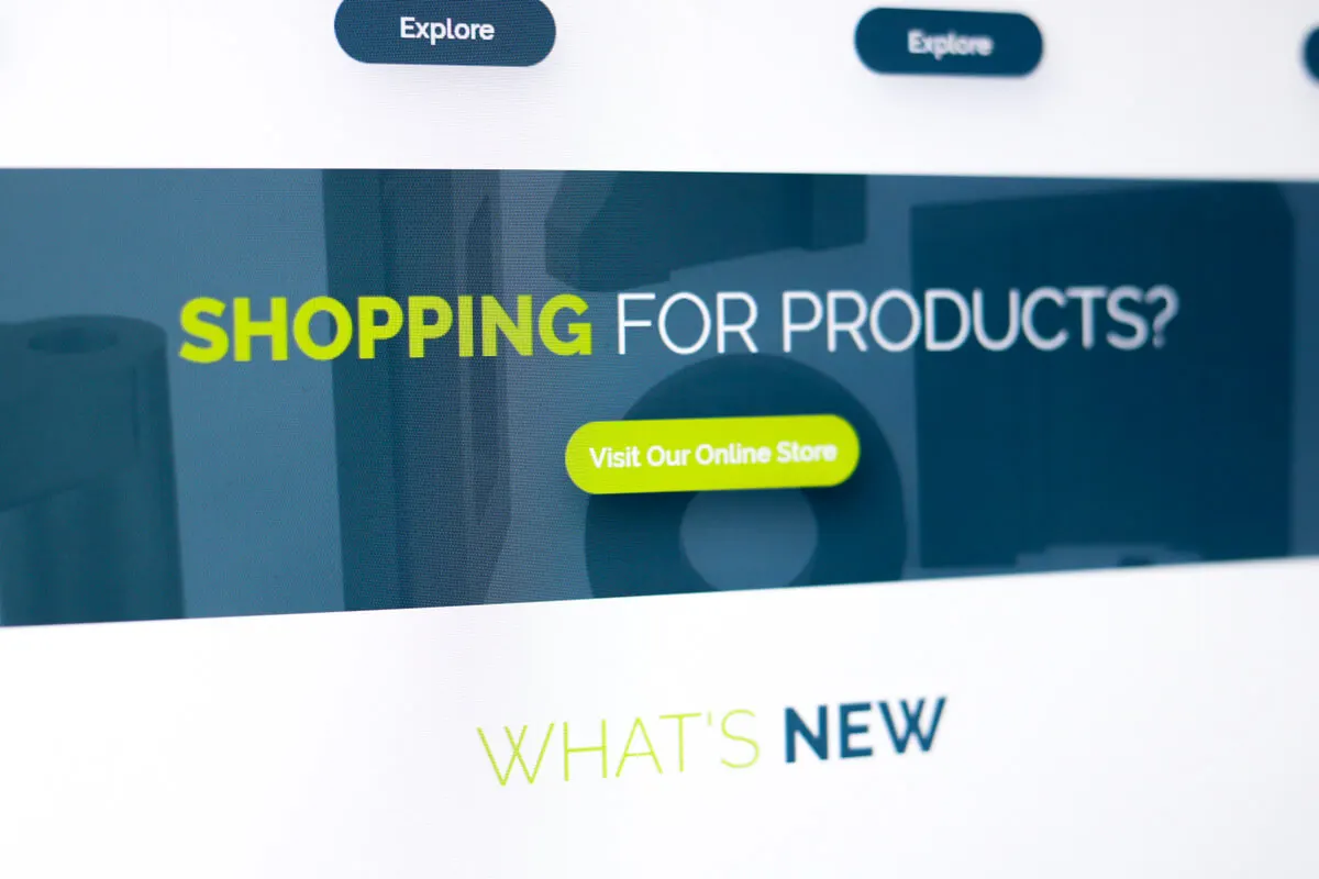 Manufacturing ecommerce web design