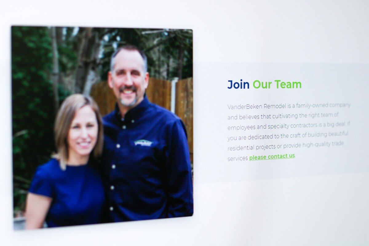 Join Our Team Web Design