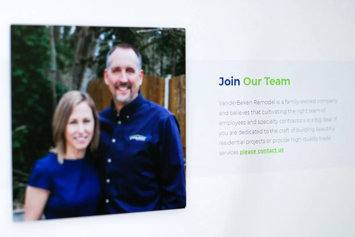 Join Our Team Web Design
