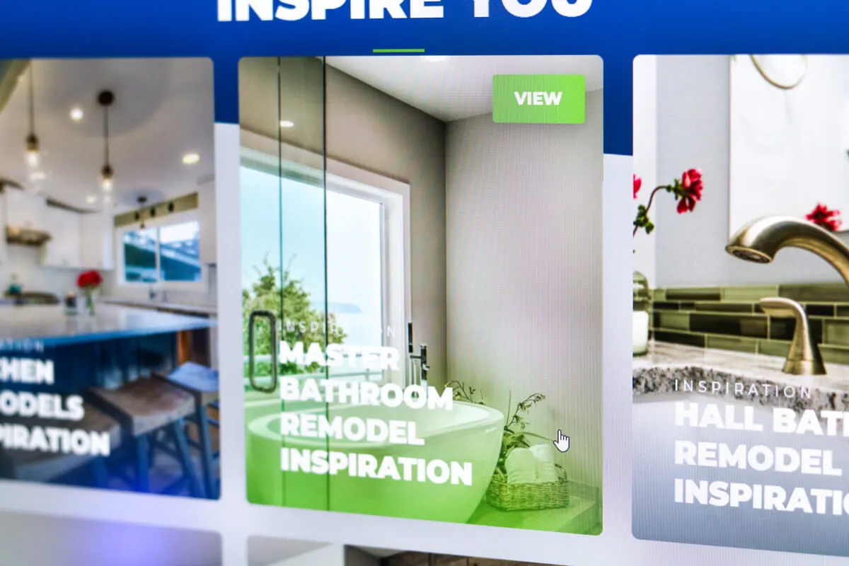 Remodeling Website Portfolio Design