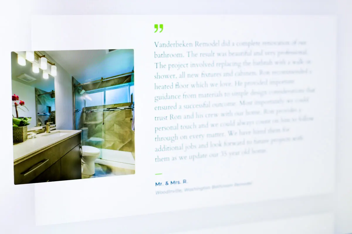 Reviews Page Design Website