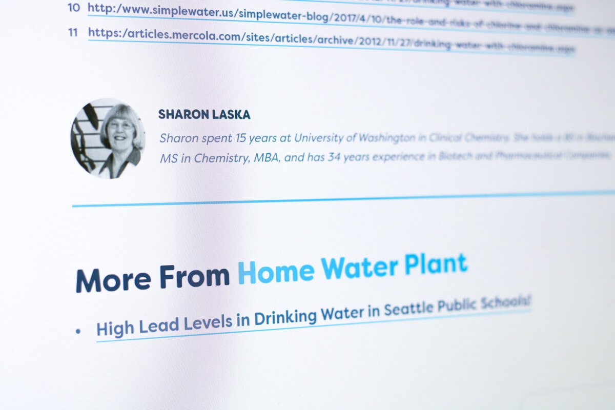 Blog byline design