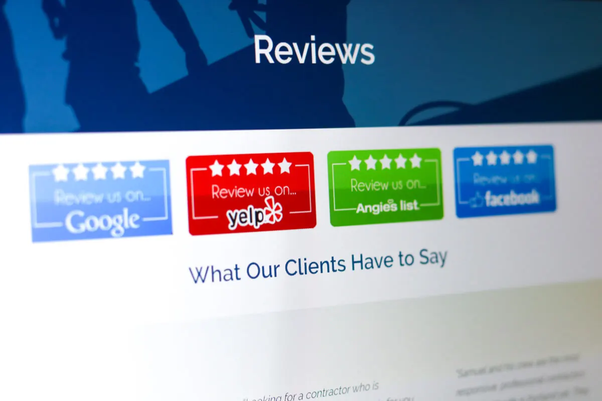 construction reviews page