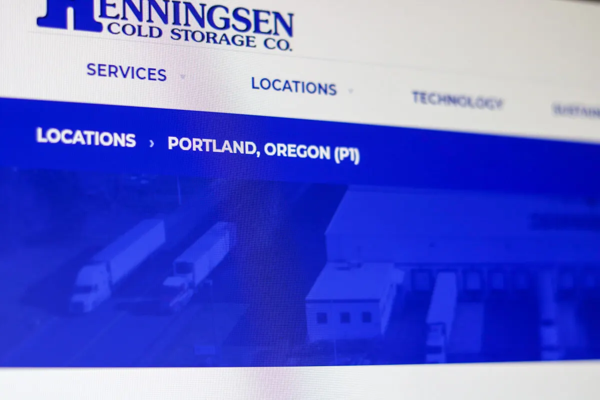 Portland Oregon Location Menu Design