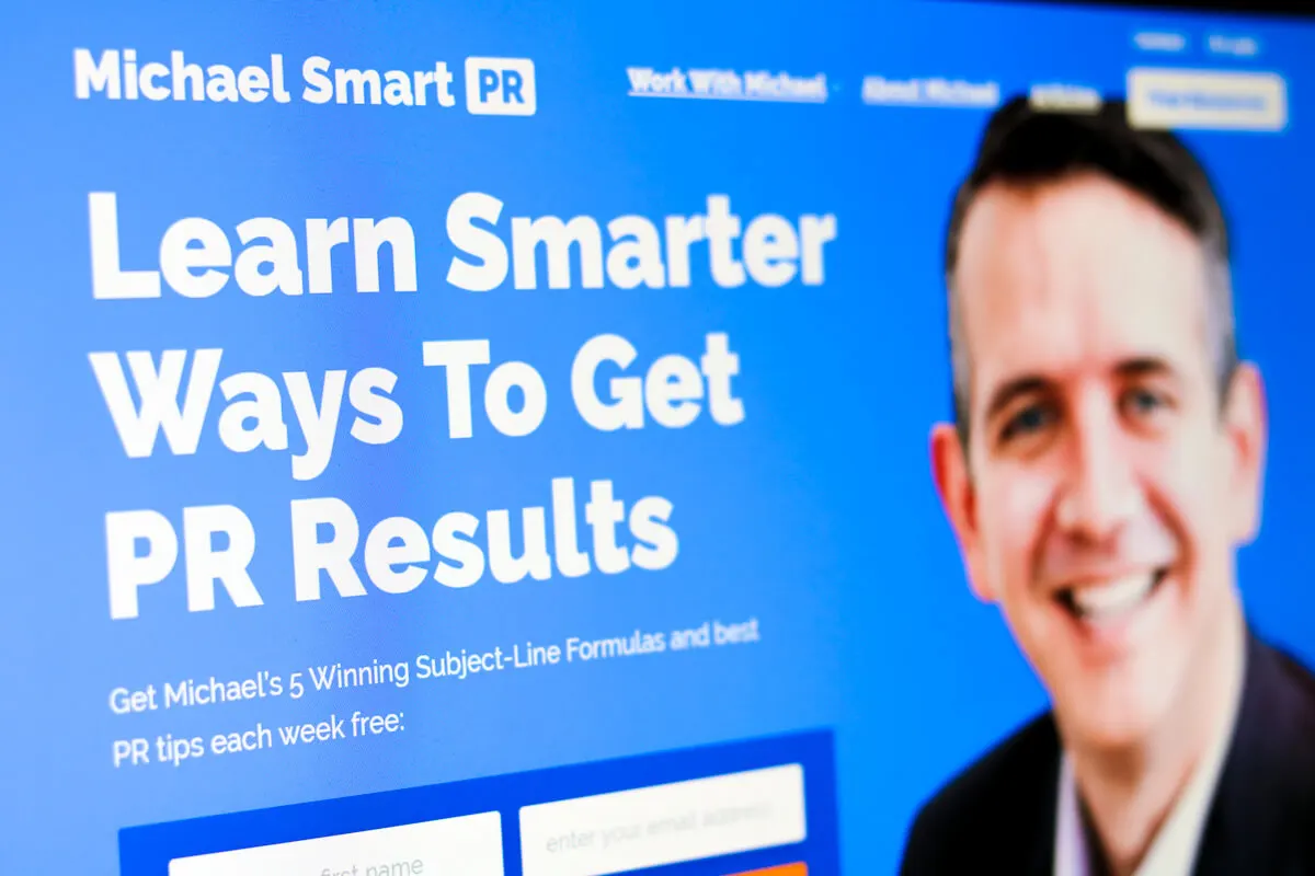 pr consultant web design