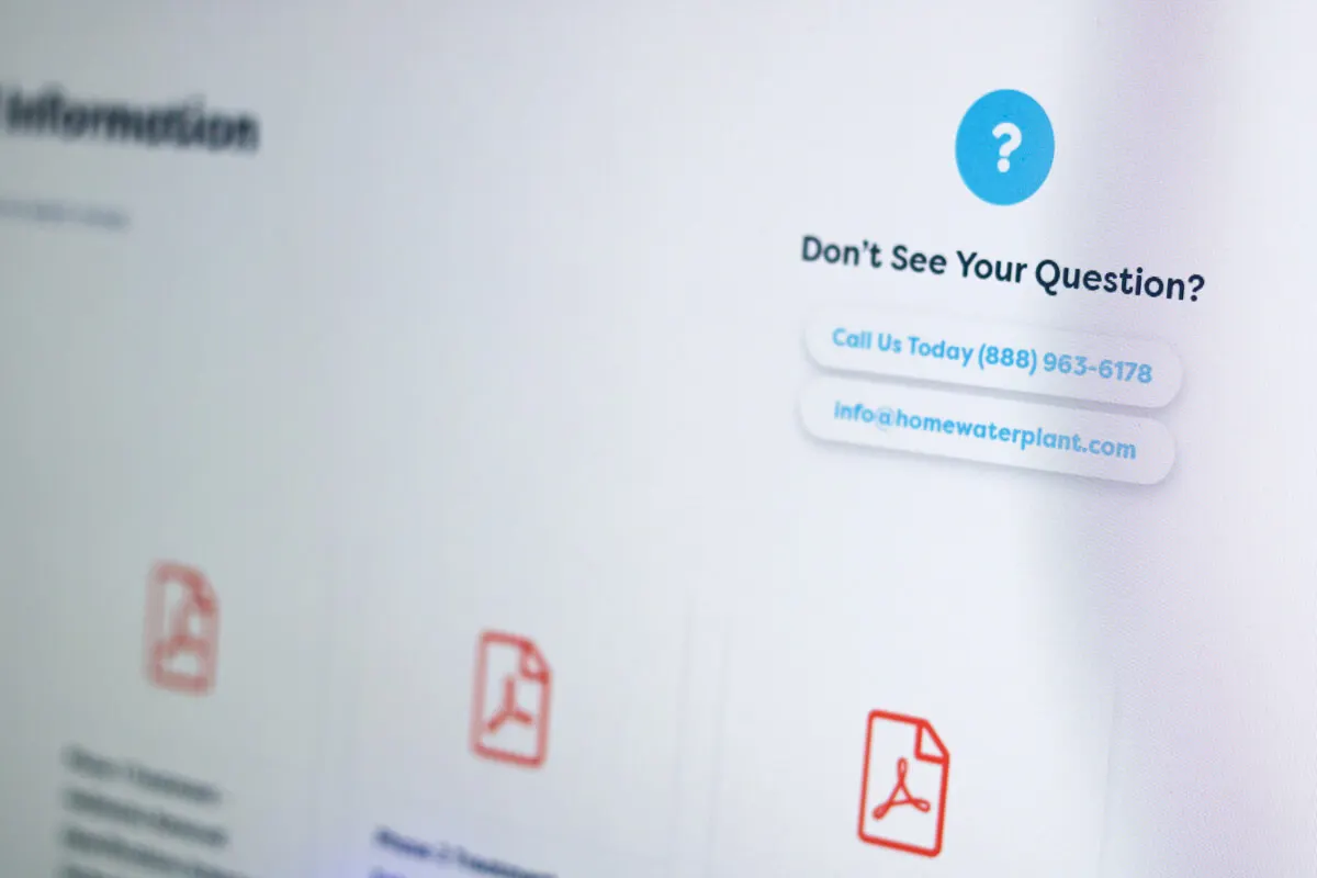Question page design