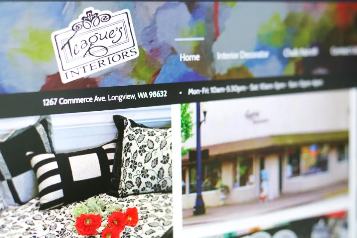Retail website design