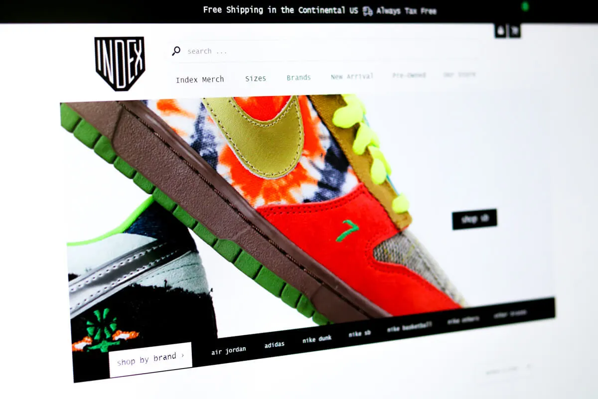 ecommerce web design store