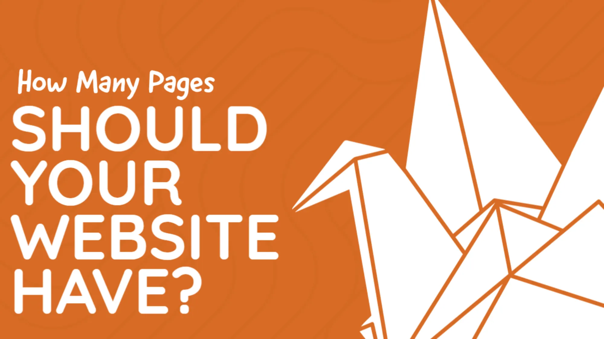 How many pages should your website have