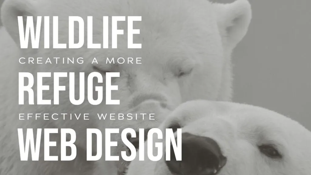 Wildlife refuge web design