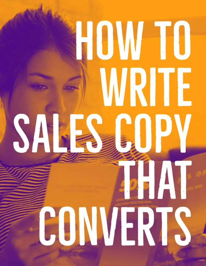 How to Write Sales Copy that Converts