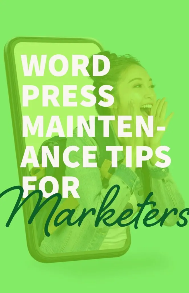 WordPress Maintenance Tips for Marketers