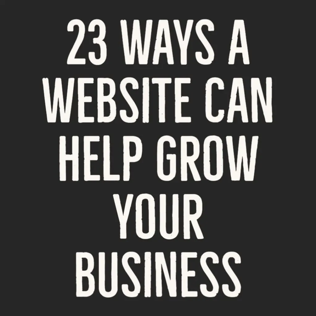 Ways a Website Can Help Grow Your Business