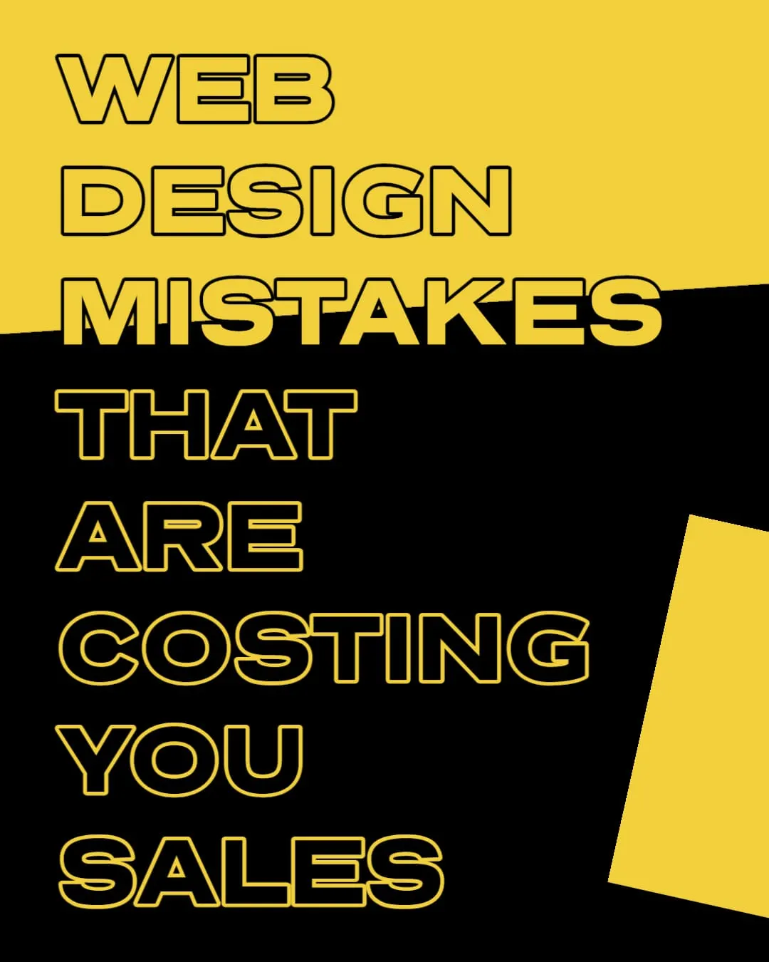 Web Design Mistakes That Are Costing You Sales