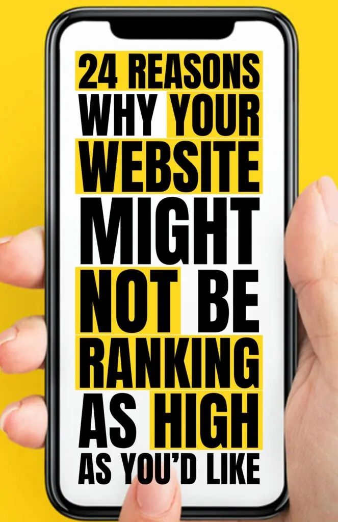 Reasons Why Your Website Might Not Be Ranking as High as Youd Like