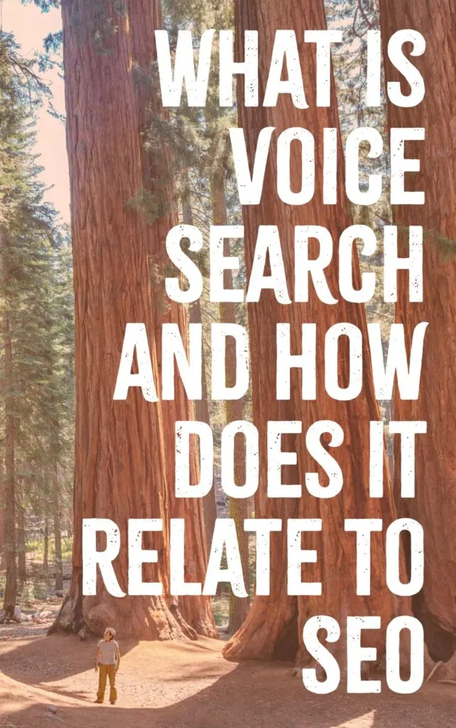 What is voice search and how does it relate to SEO