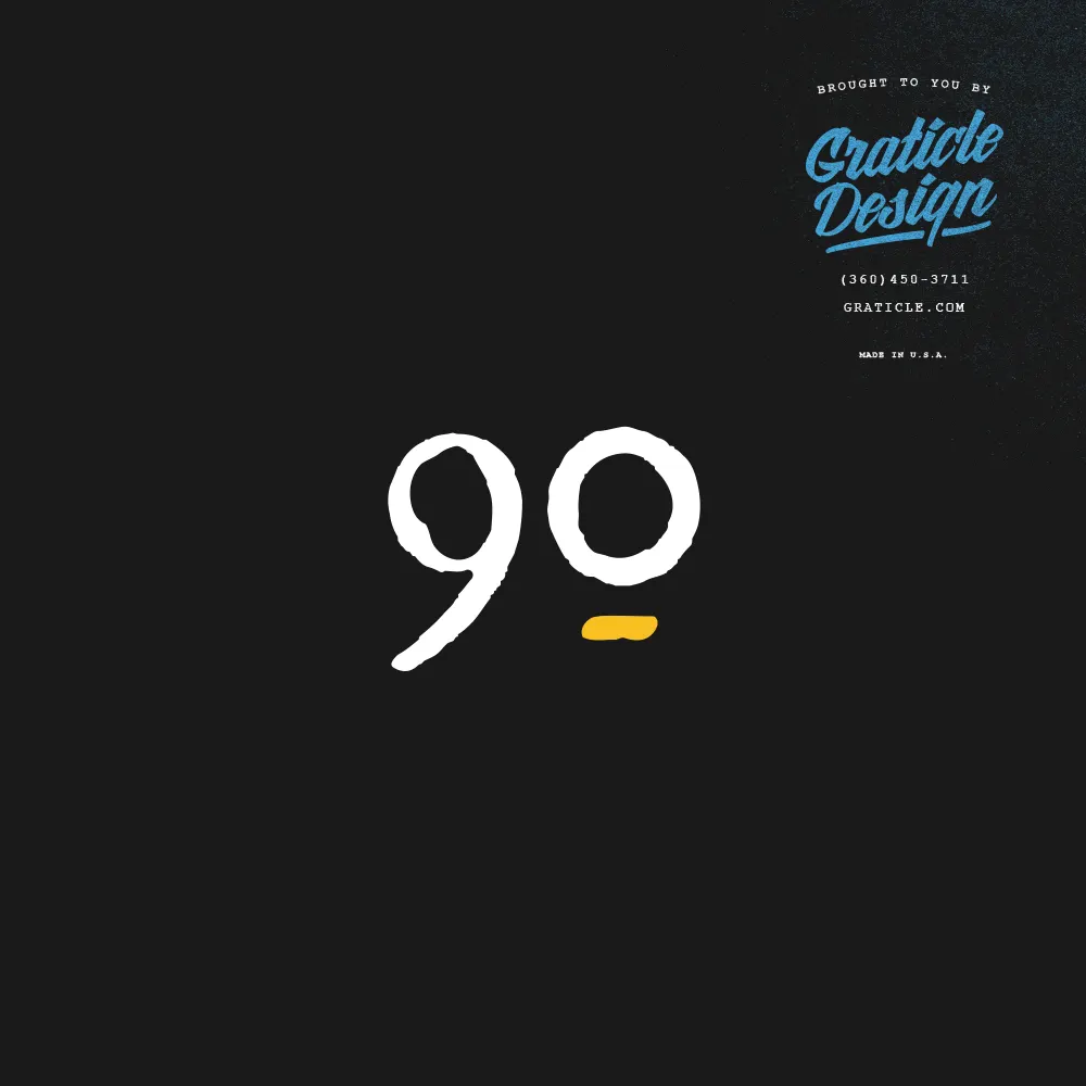90 Day Double (logo), designed by Graticle