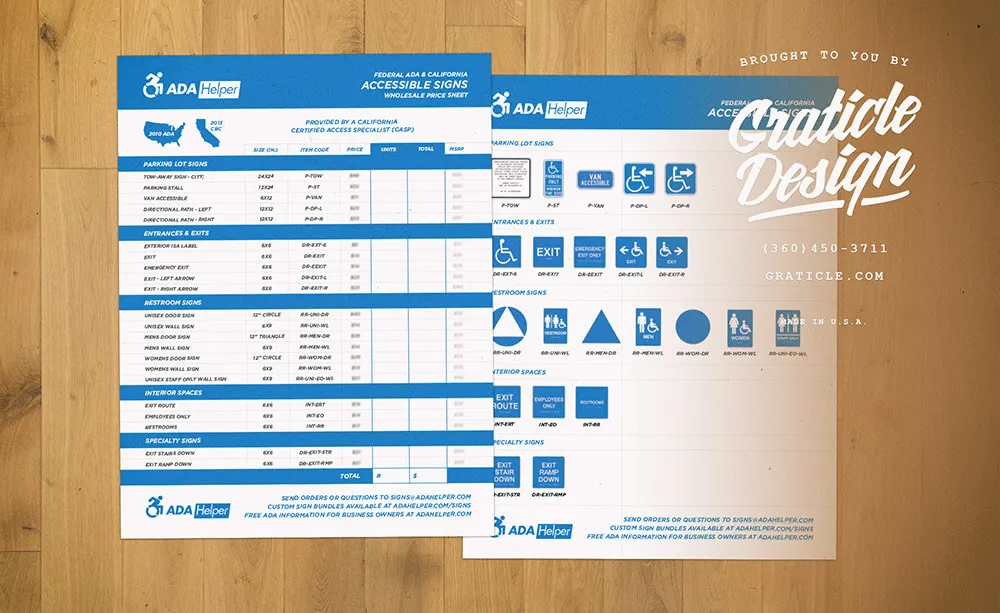 ADA Helper (print), designed by Graticle