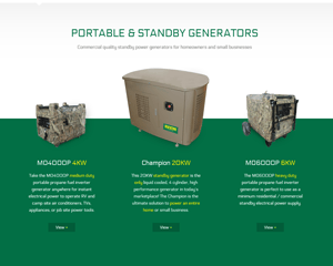 Beem Outdoors Website Design and Development generators