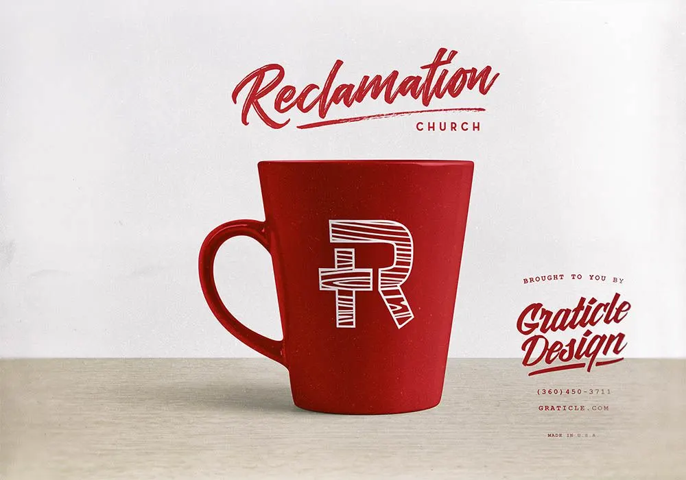Reclamation Church (logo), designed by Graticle