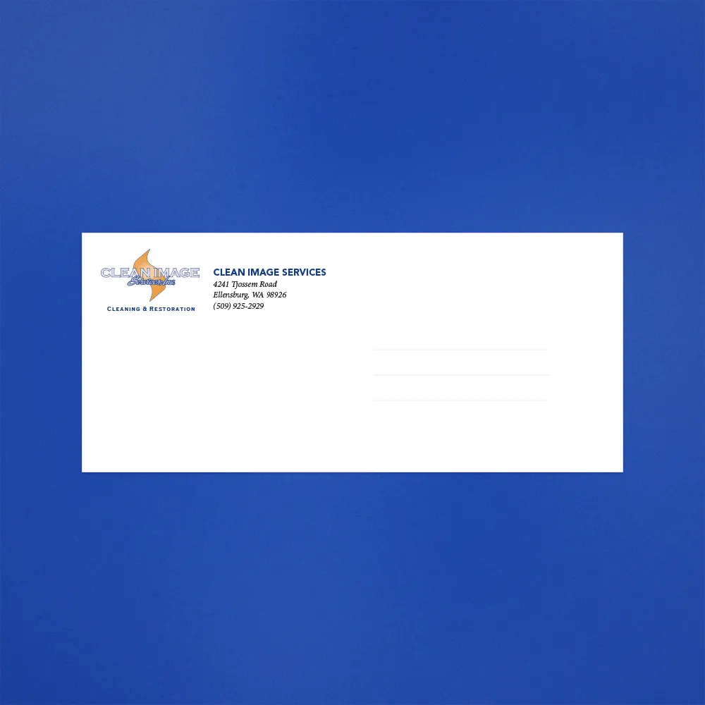 Clean Image Services (print), designed by Graticle