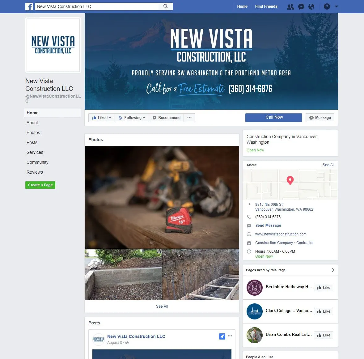 New Vista Construction LLC