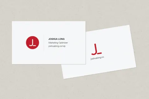 Joshua Long Consulting (print), designed by Graticle