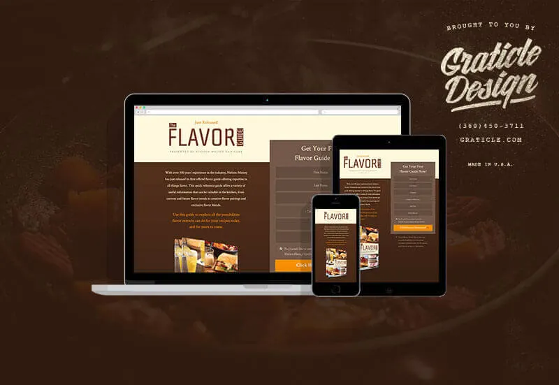 Nielsen-Massey website, designed by Graticle