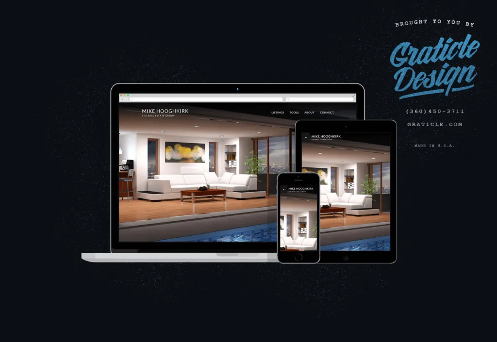 My Broker Mike website, designed by Graticle