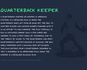 Quarterback Keeper Artwork 02