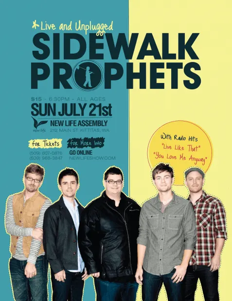 Sidewalk Prophets (print), designed by Graticle