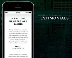 Strategic Wealth Advisor Responsive Web Design Testimonials