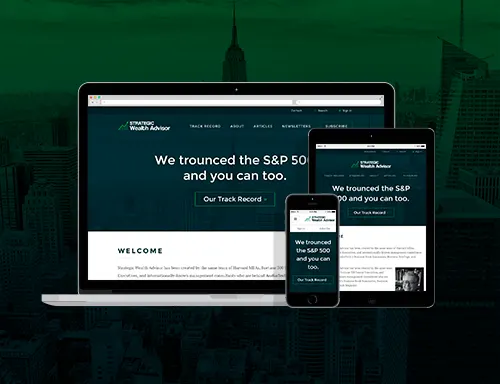 Strategic Wealth Advisor website, designed by Graticle