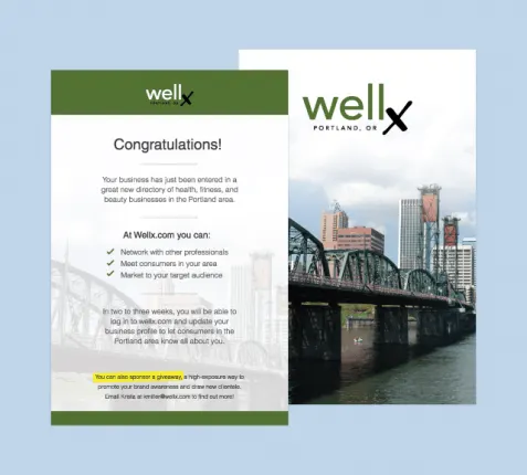 Wellx (print), designed by Graticle
