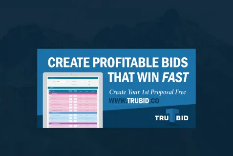 TruBid, Inc. (print), designed by Graticle