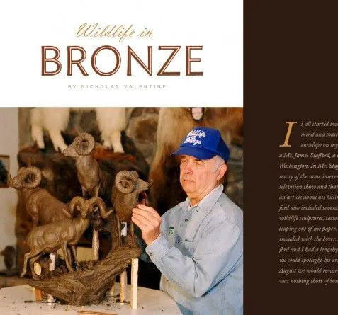 Wildlife in Bronze (print), designed by Graticle