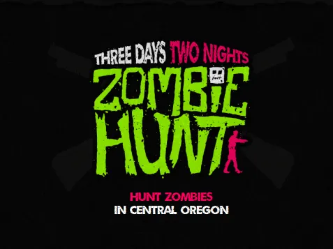 Zombie Hunt USA website, designed by Graticle