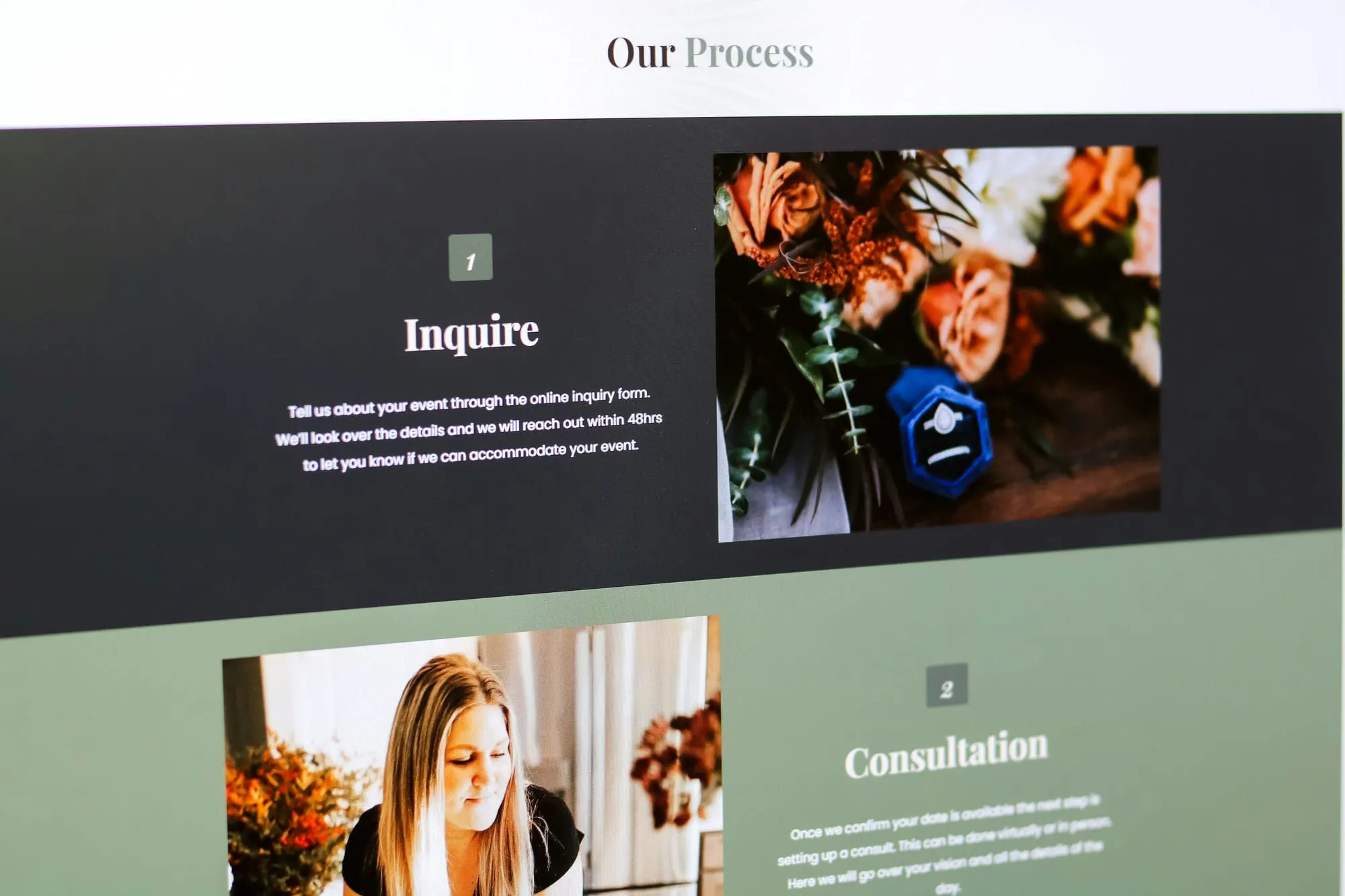 Flower shop website designer