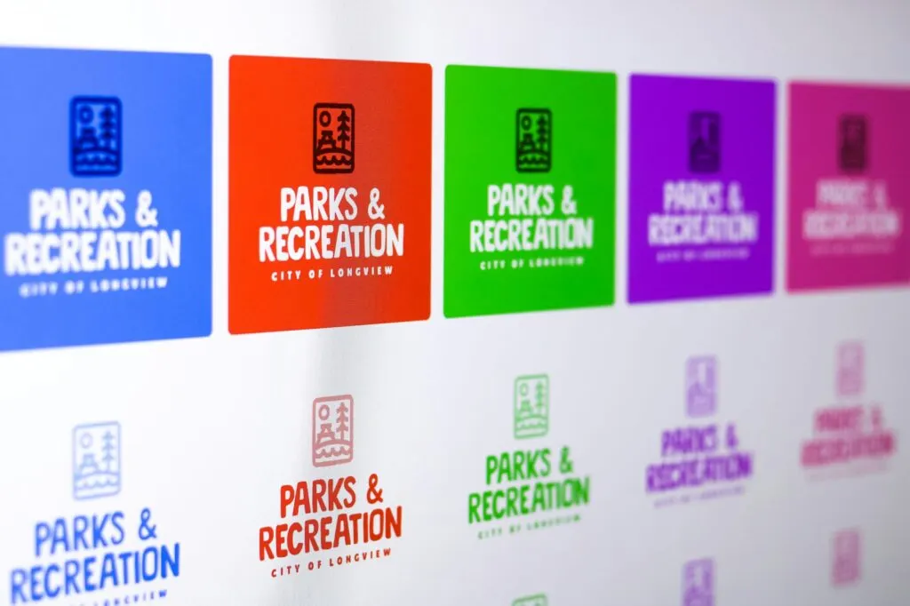Longview Parks & Recreation (logo), designed by Graticle