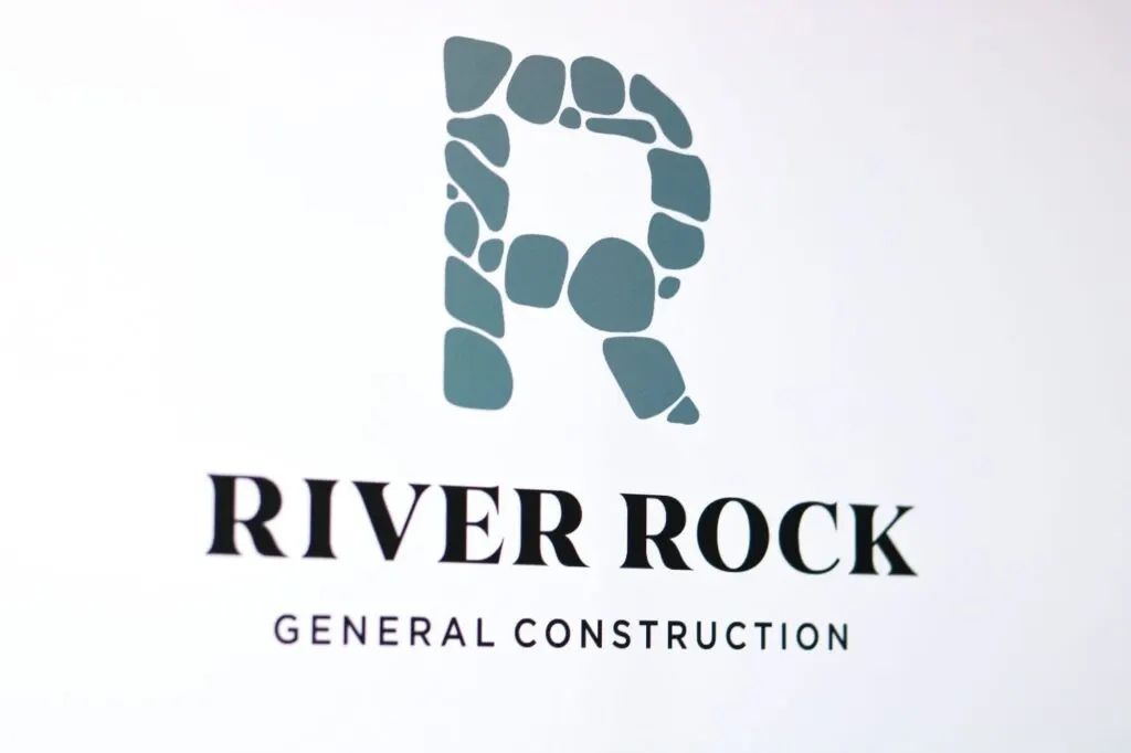 River Rock General Construction Logo Design (logo), designed by Graticle