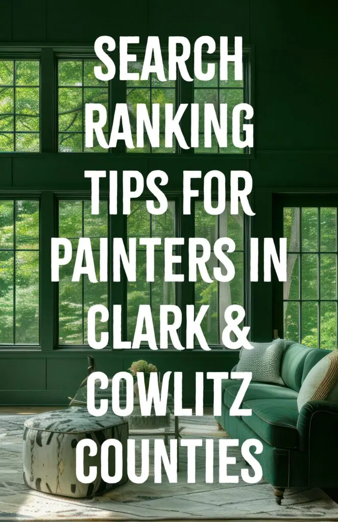 Search Ranking Tips for Painters in Clark Cowlitz Counties