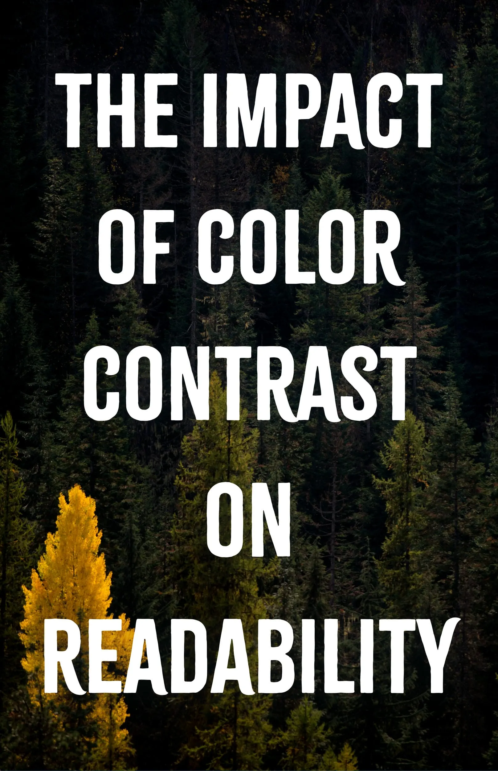 The Impact of Color Contrast on Readability