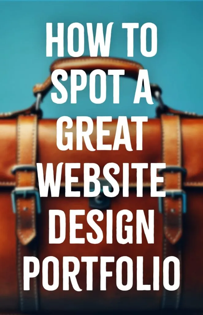 How to Spot a Great Website Design Portfolio